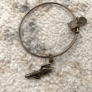 Alex and ani running shoe bracelet